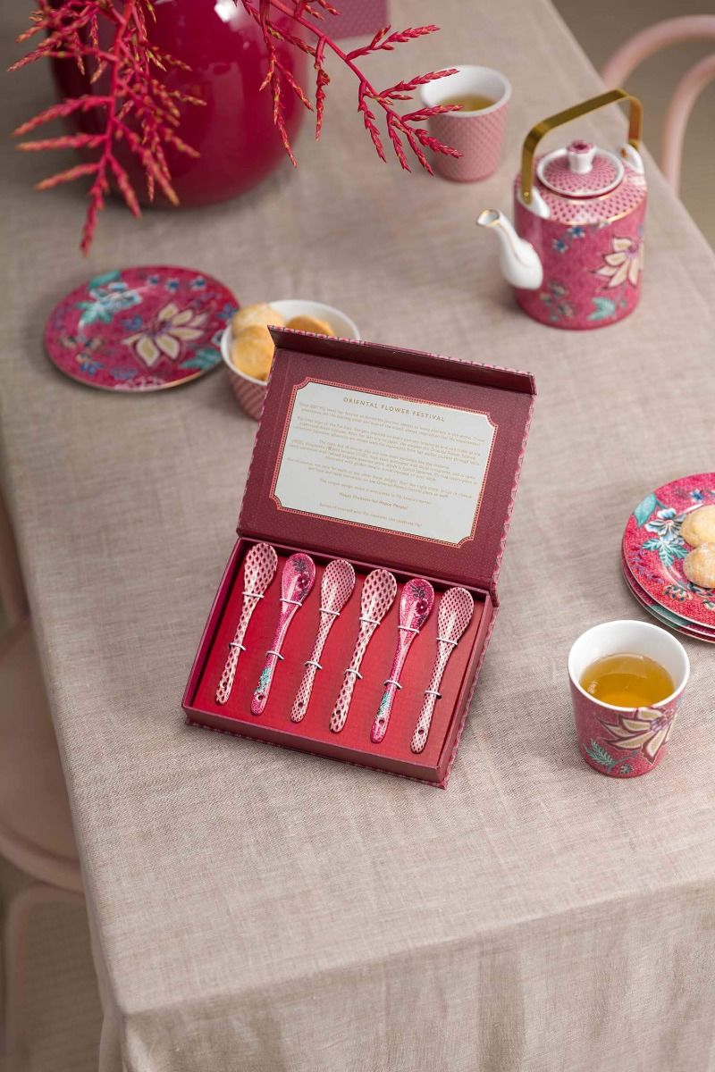 Flower Festival Teaspoons (Set of 6)