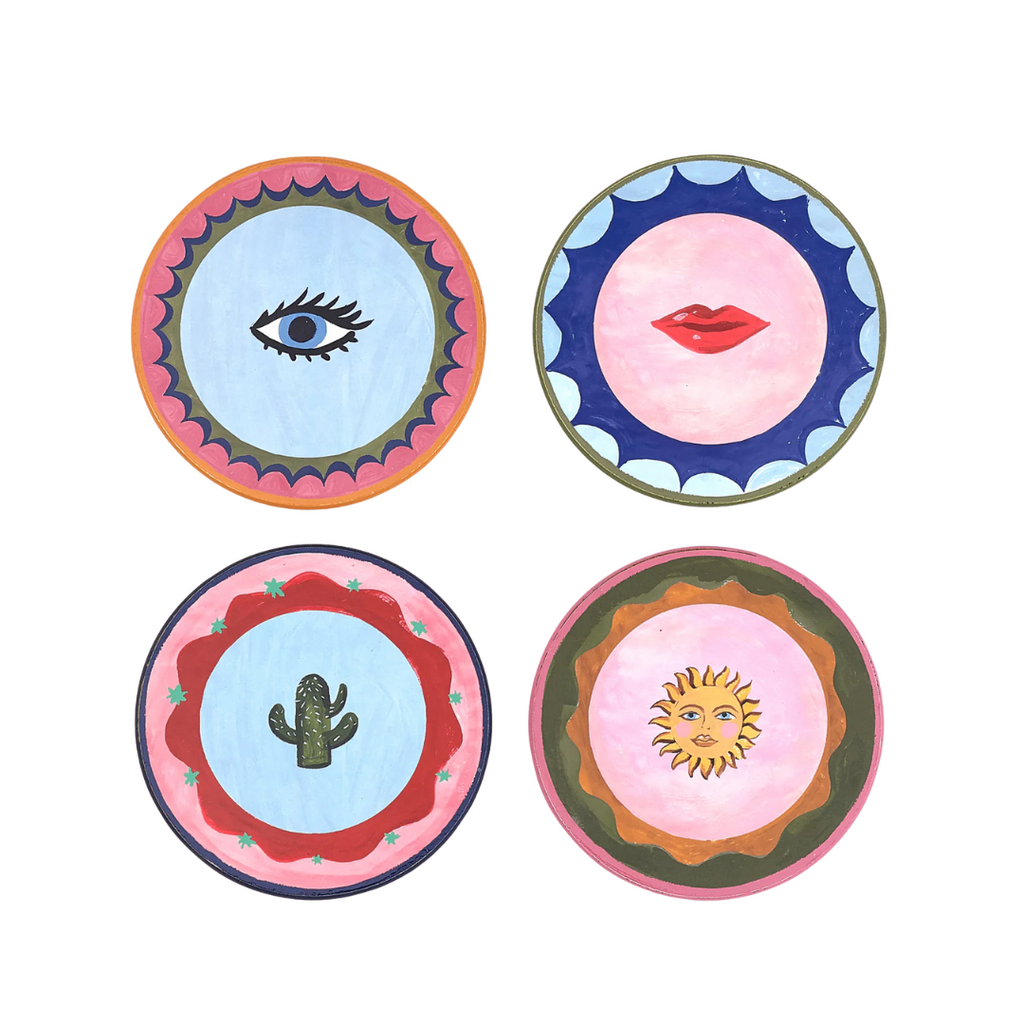 Electric Coast Set of 4 Icon Cork Backed Placemats