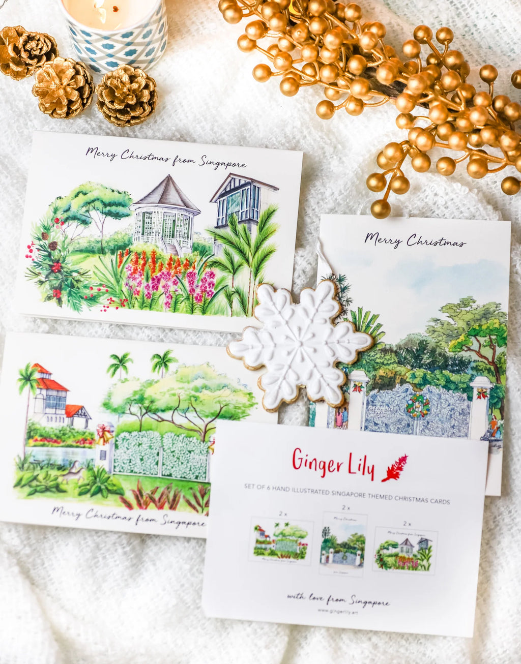 Botanic Gardens Christmas Cards - Set of 6