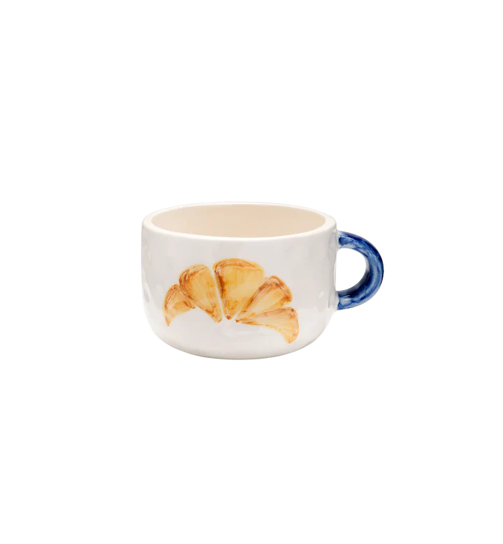 Croissant Cappuccino Mug