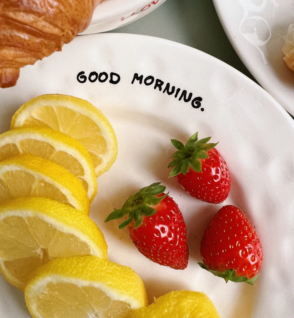Good Morning Breakfast Plate - Anna and Nina