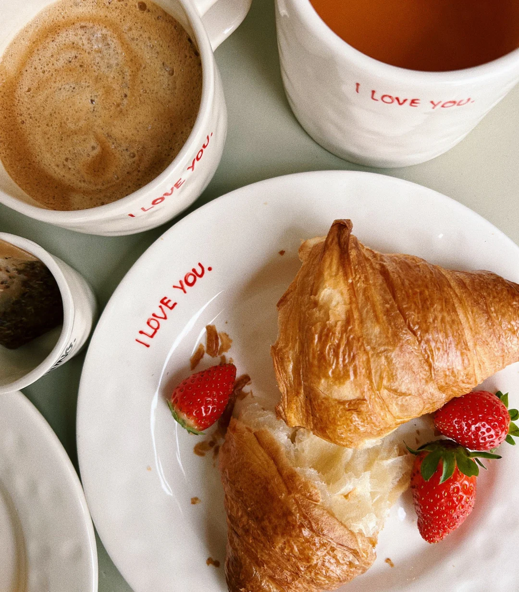 I Love You Breakfast Plate - Anna and Nina