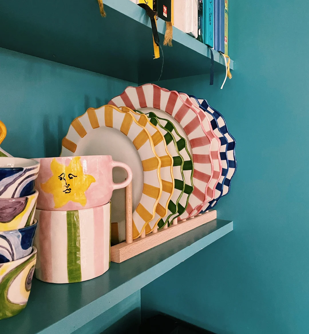 Scalloped Breakfast Plate - Anna and Nina