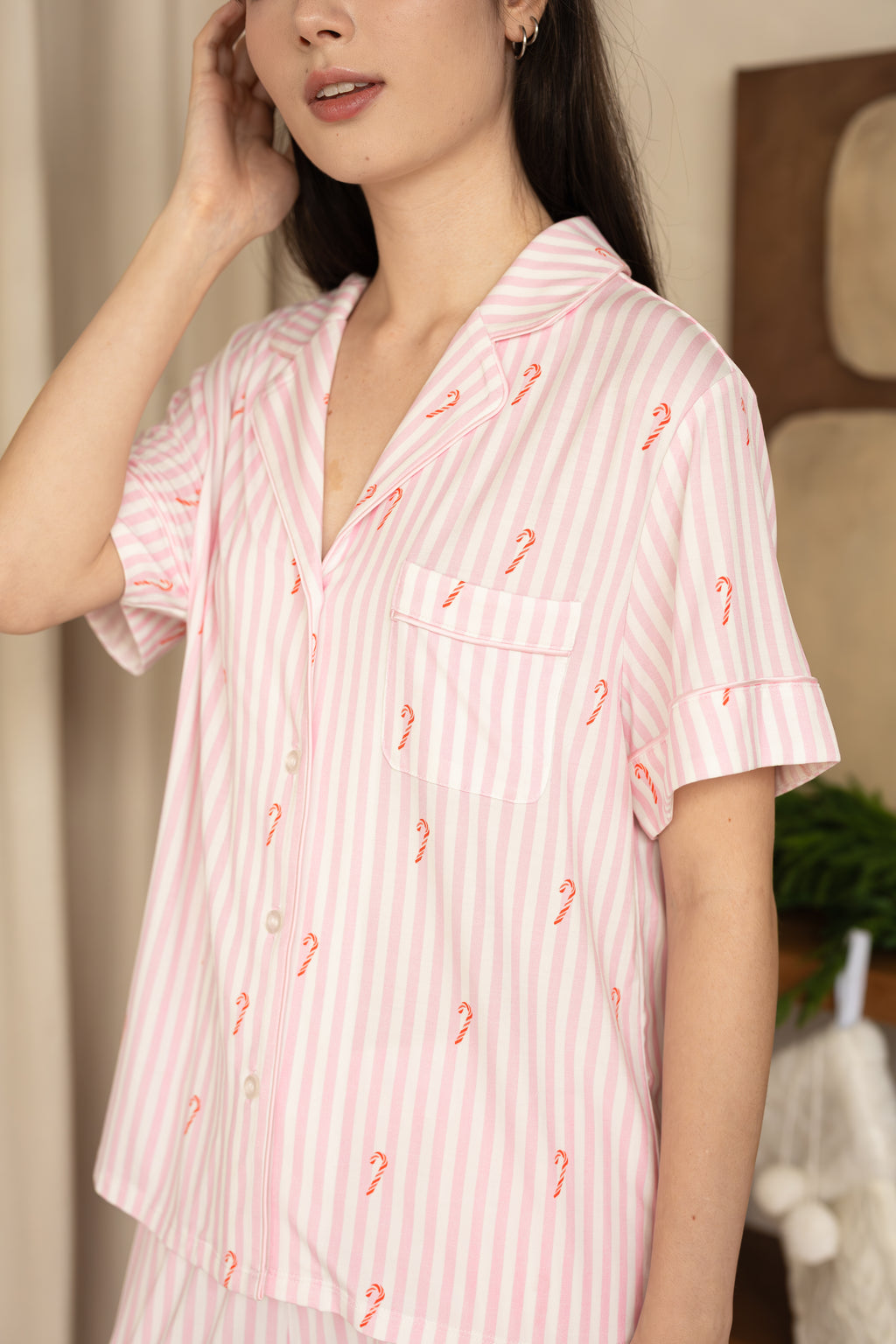 SIGNATURE PANTS SET IN CANDY CANE TRAIL