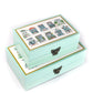 Turquoise Lacquer Jewellery Box - Turquoise Shophouses