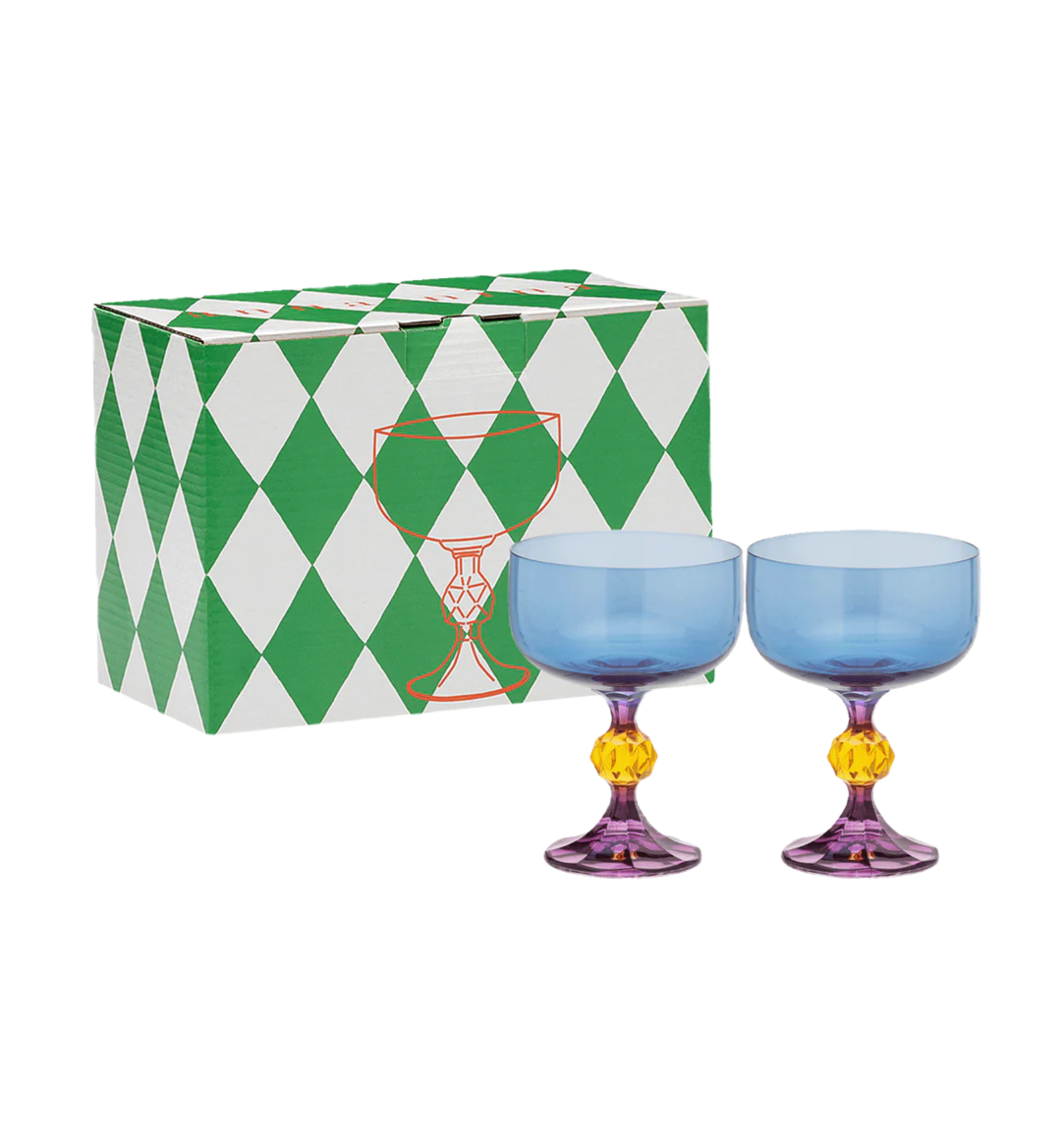 Bliss Cocktail Glass Set of 2 - Anna and Nina