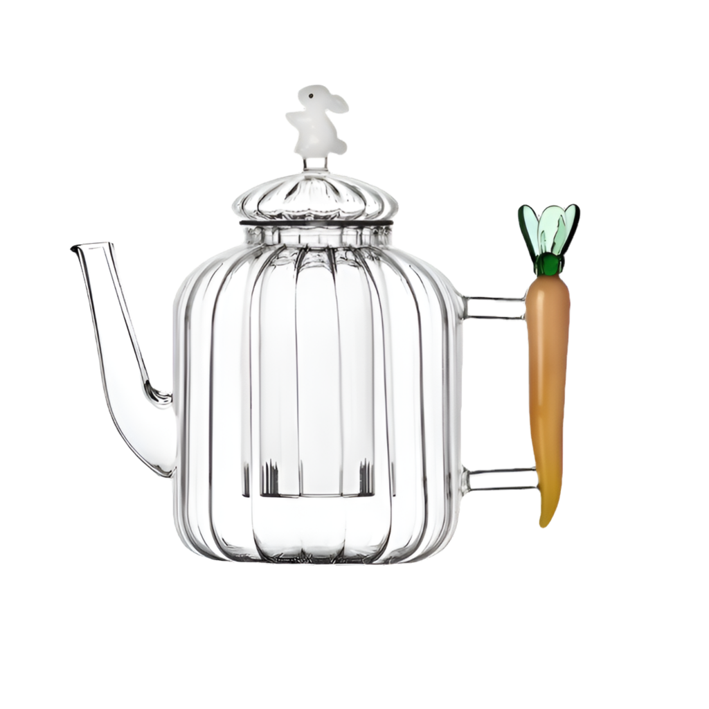 Carrot and White Rabbit Teapot  - Ichendorf Milano