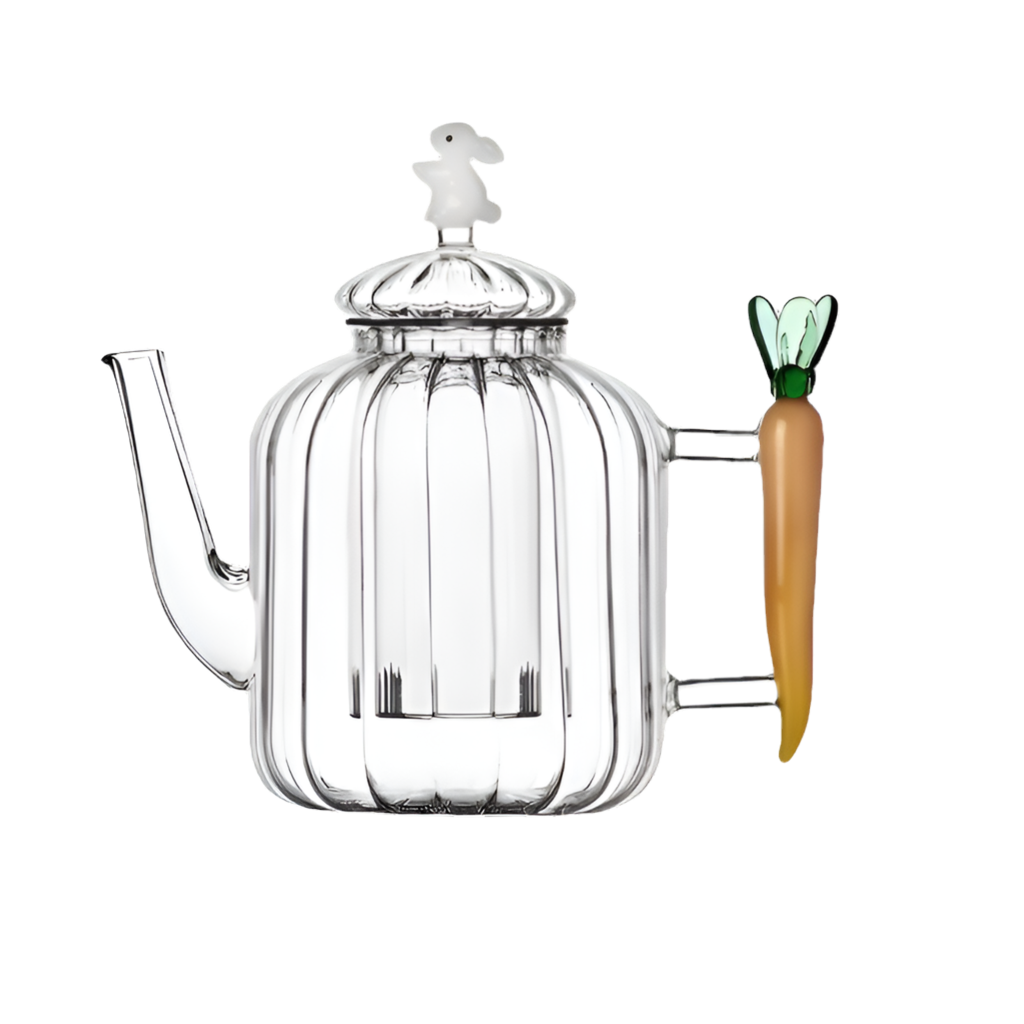 Carrot and White Rabbit Teapot  - Ichendorf Milano (Italy)