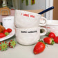 I Love You Cappuccino Mug - Anna and Nina