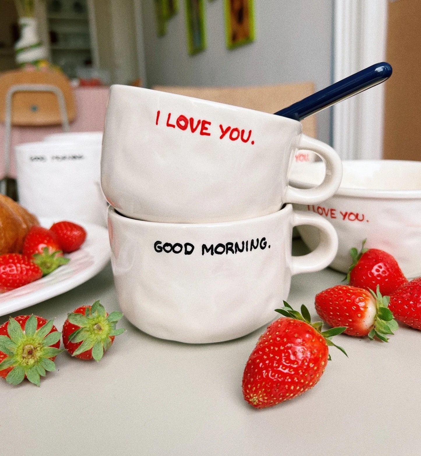 I Love You Cappuccino Mug - Anna and Nina