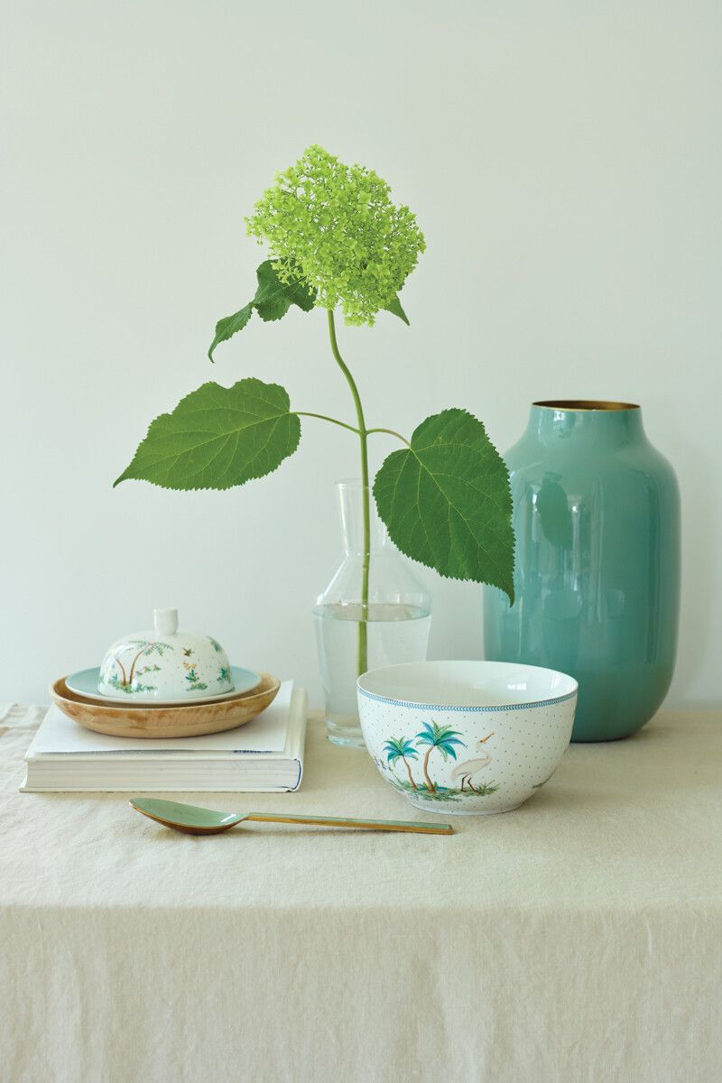 Jolie Flowers Butter Dish