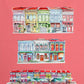 Organic Cotton Tea Towel (Colourful Shophouse)
