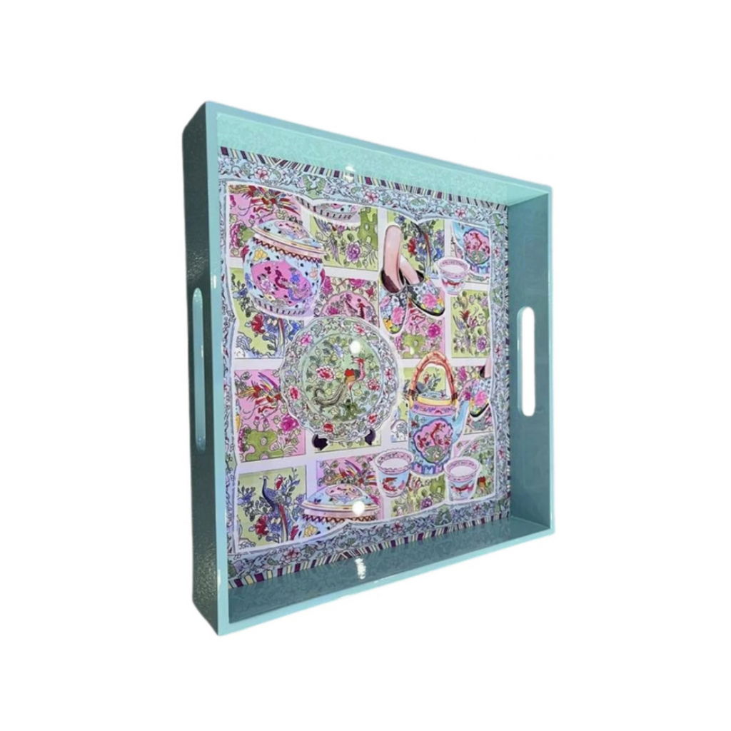 Square Peranakan Tray