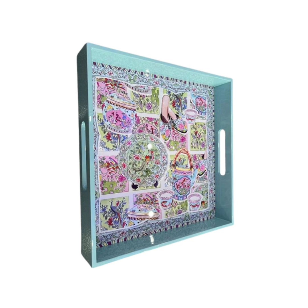 Square Peranakan Tray