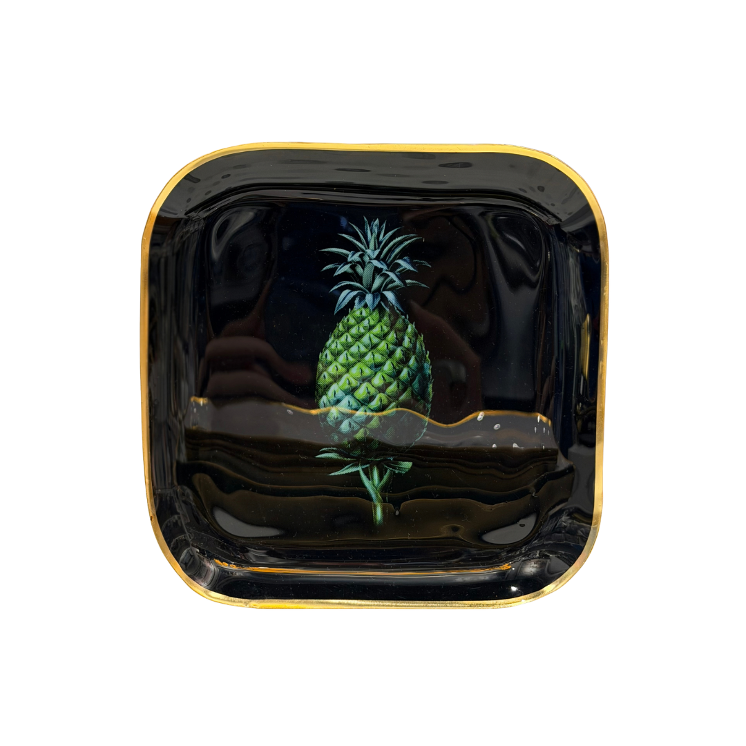 Metal Square Quarter Plates - Amazonia Night