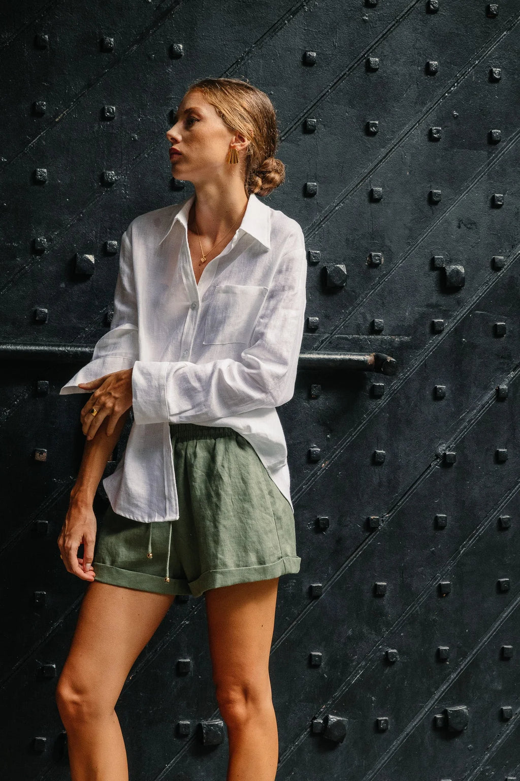 Classic Linen Shirt in White