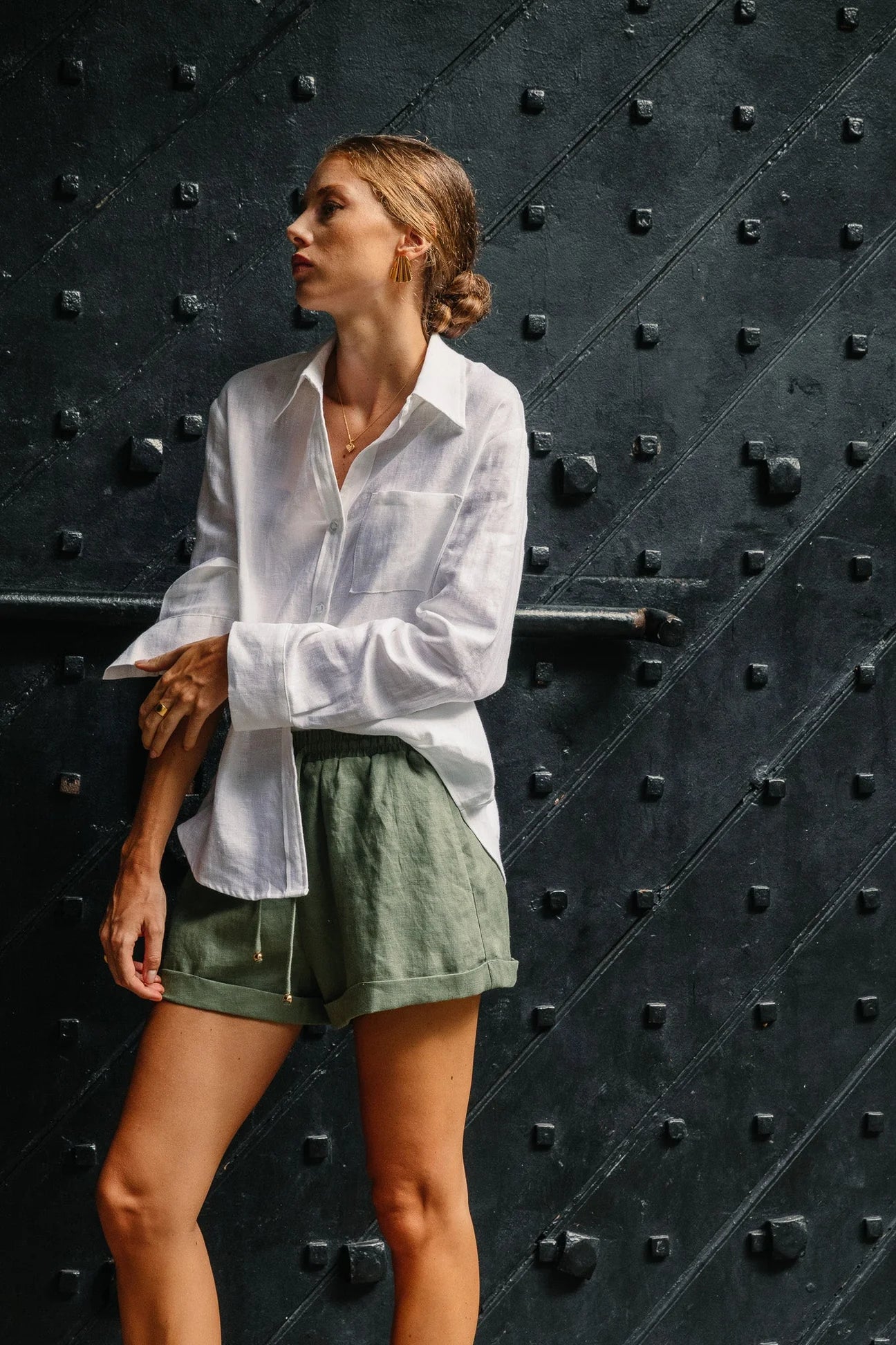 Classic Linen Shirt in White