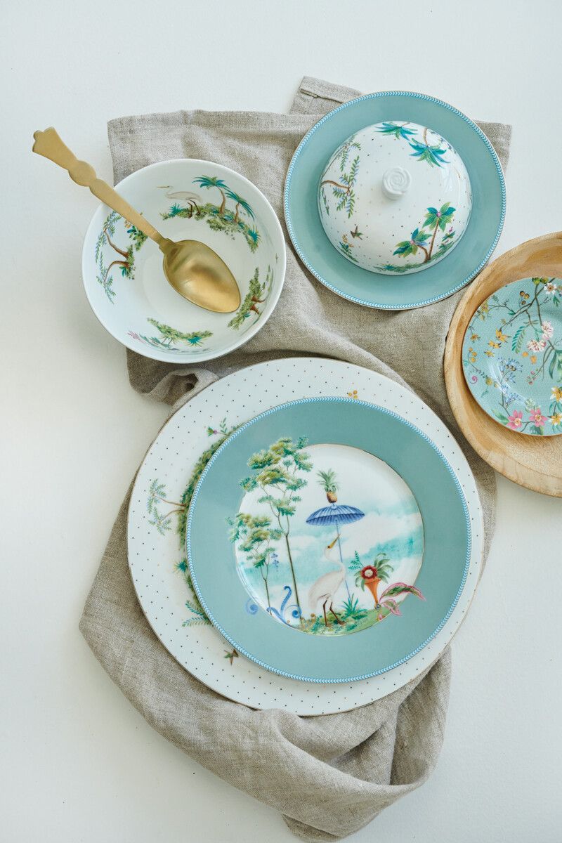 Jolie Flowers Butter Dish