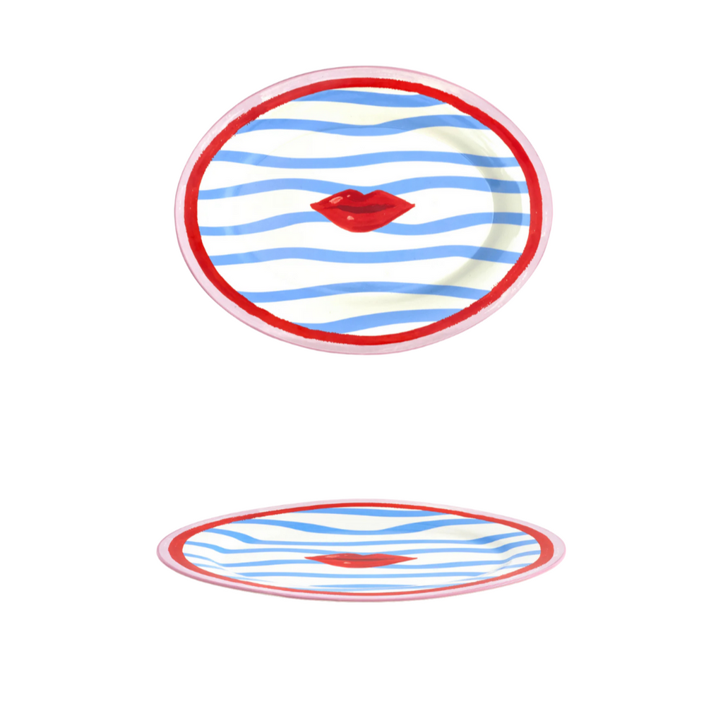 Electric Coast Lips Serve Platter