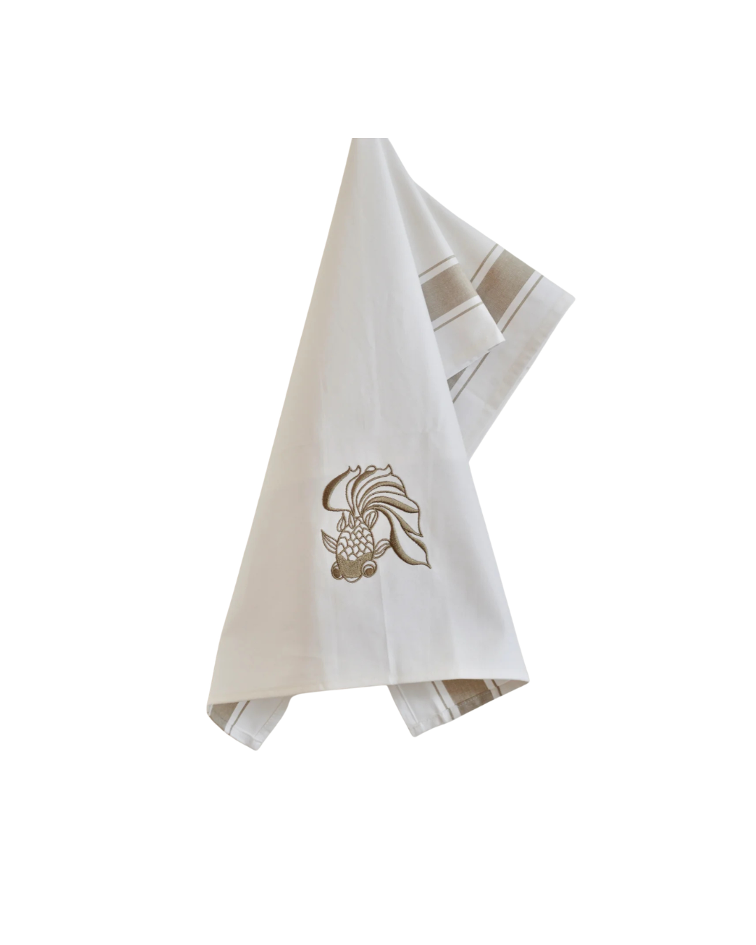 Tea towel with Golden Goldfish Sale price