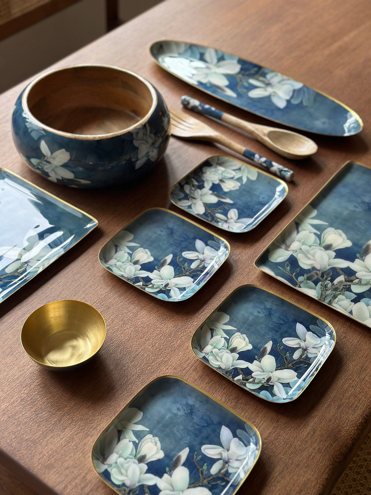 Metal Quarter Plates - Ceylon Dusk