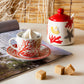 Coral Set of 6 Coffee Cups with Saucers