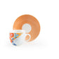 Kimono Set of 6 Coffee Cups with Saucers