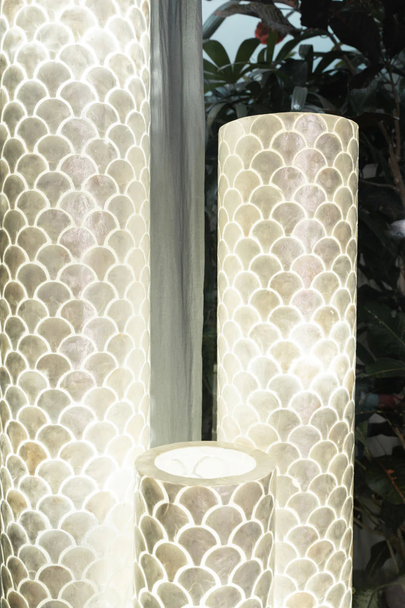 Decorative Floor Lamp Kipas Cylinder