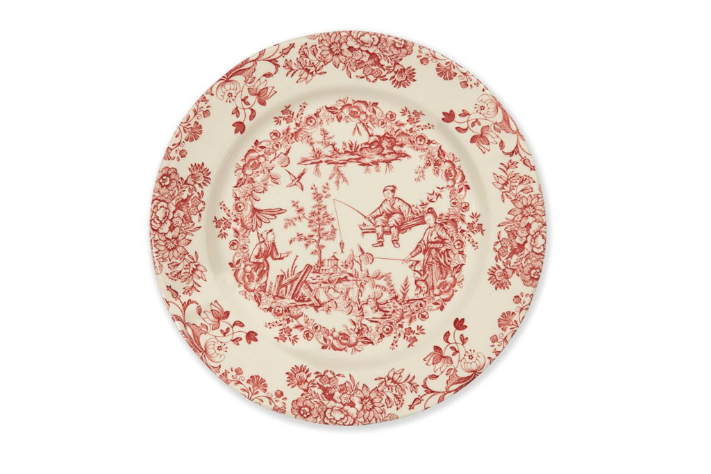 Pink Les Voyages Plates
