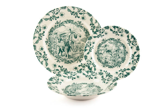 Green Les Voyages Plates