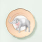 Elephant Tea Plate