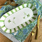 Green Fiesta Oval Tray