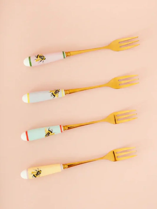 Bee Cake Forks