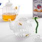Snail and Amber Flower Teapot by Ichendorf Milano