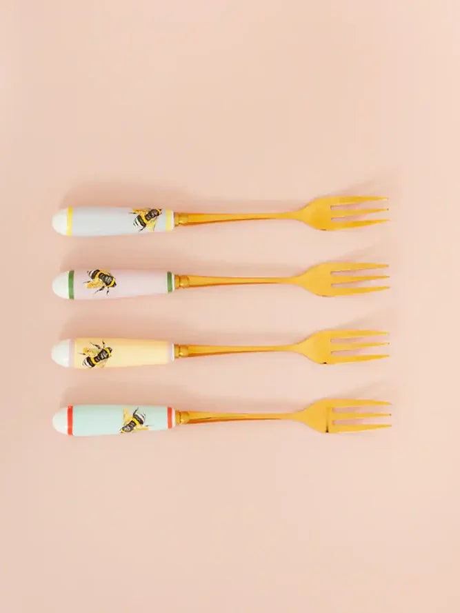 Bee Cake Forks