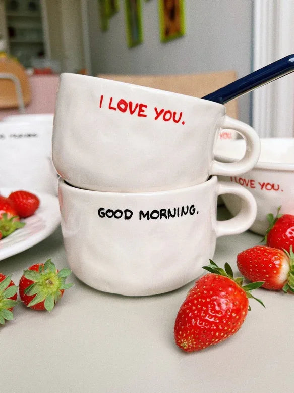 Good Morning Cappuccino Mug - Anna and Nina
