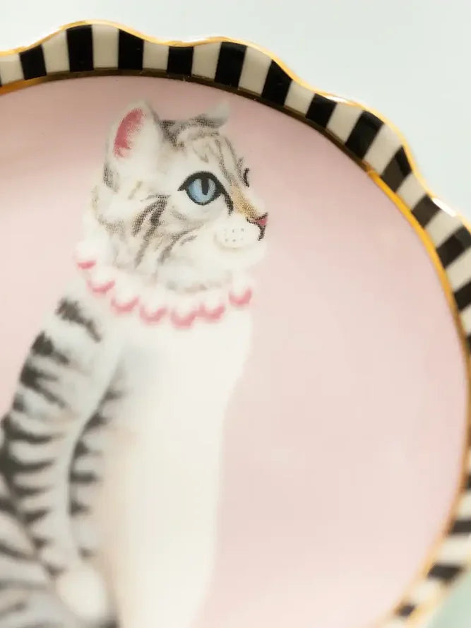 Pussy Round Trinket Dish