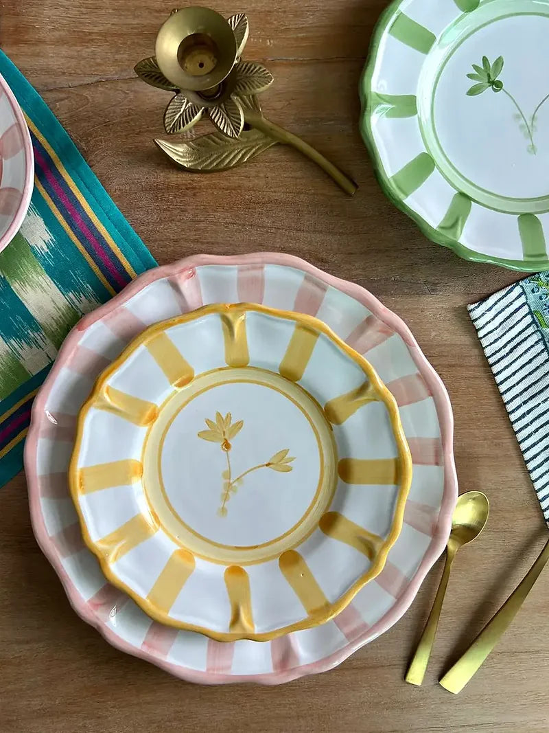 Pink Fiesta Dinner Plate