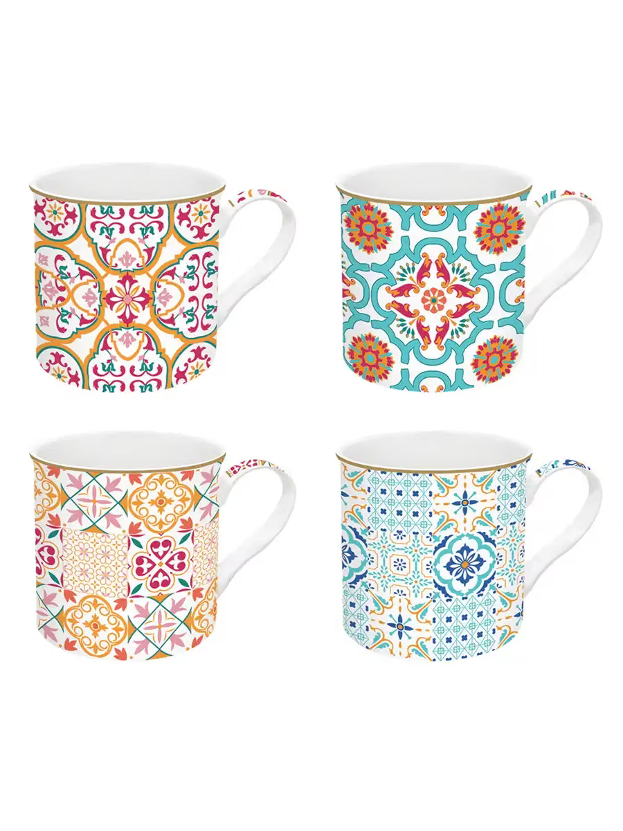 Set of Four Mugs 300 ml Sirakusa