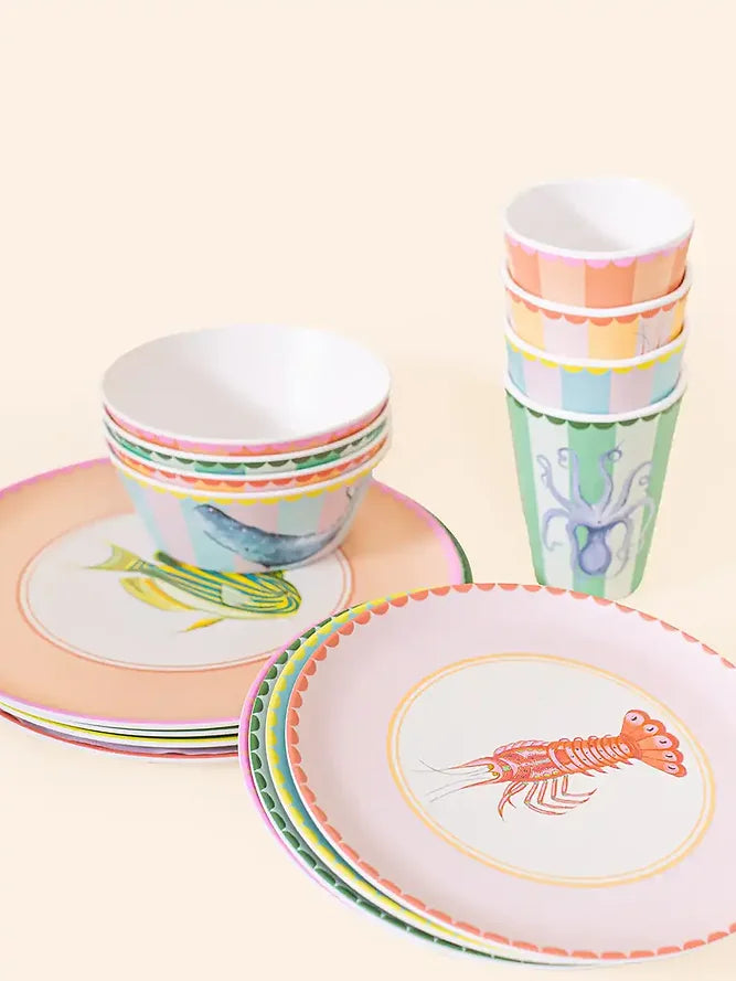 Melamine Bowls 15 cm, Set of 4