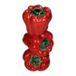 Three Red Bell Peppers Vase