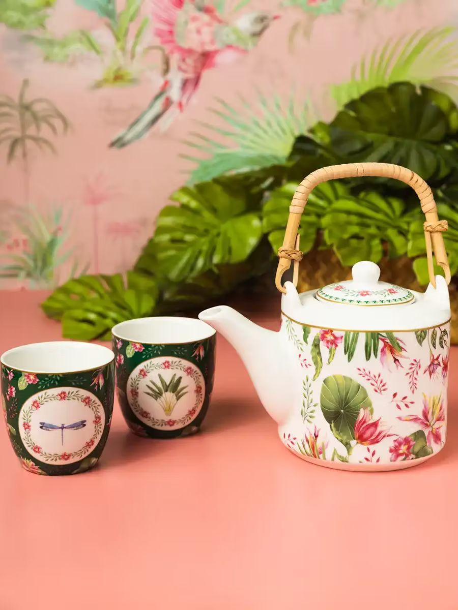 Teapot 600 ml and 2 Cups 160 ml