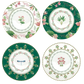 Set of Four Dessert Plates 19 cm