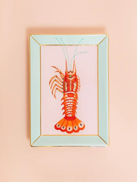 Lobster Rectangular Trinket Dish