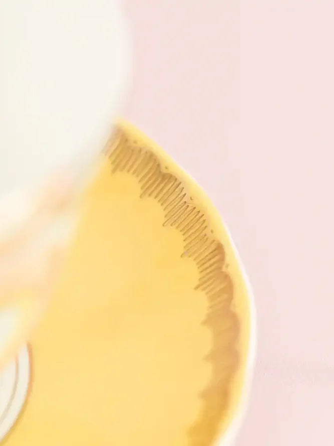 Snakey Teacup and Saucer