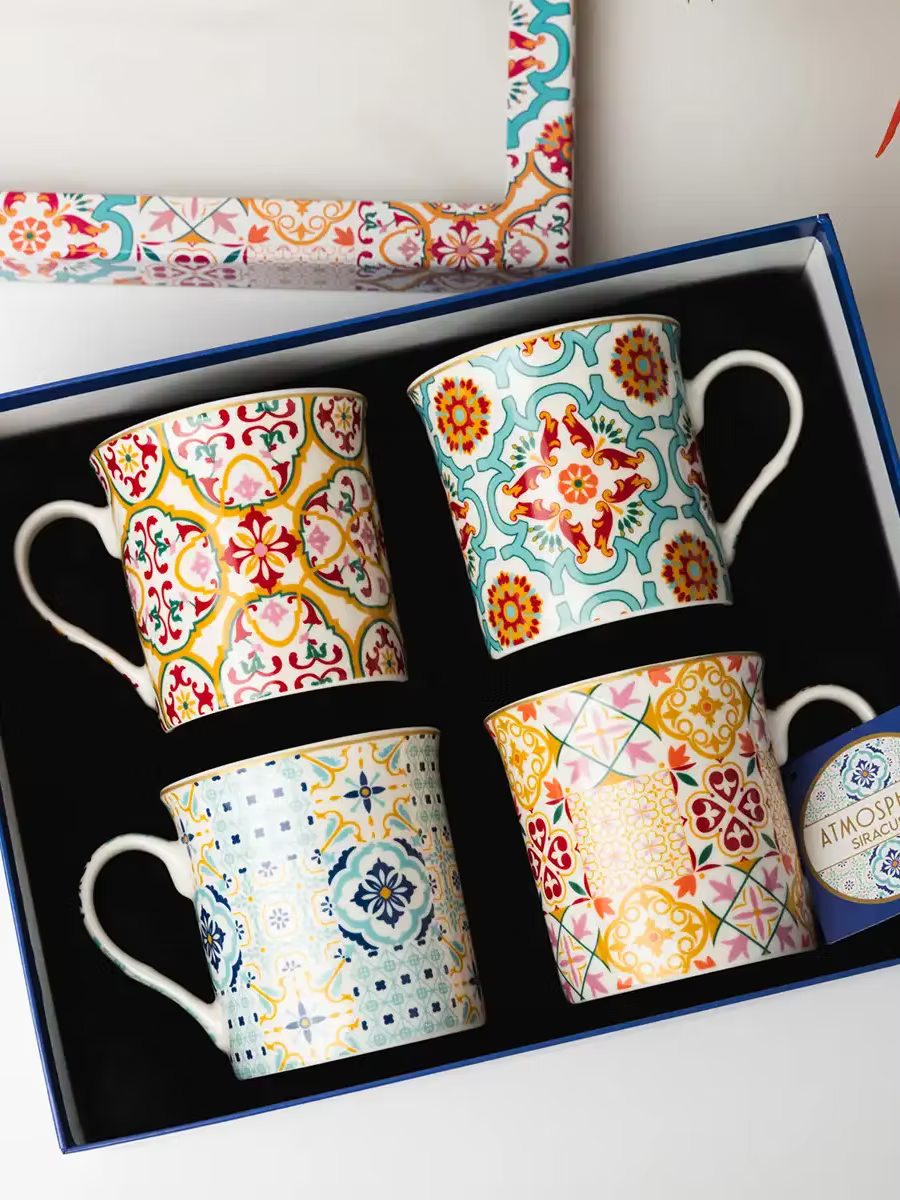 Set of Four Mugs 300 ml Sirakusa