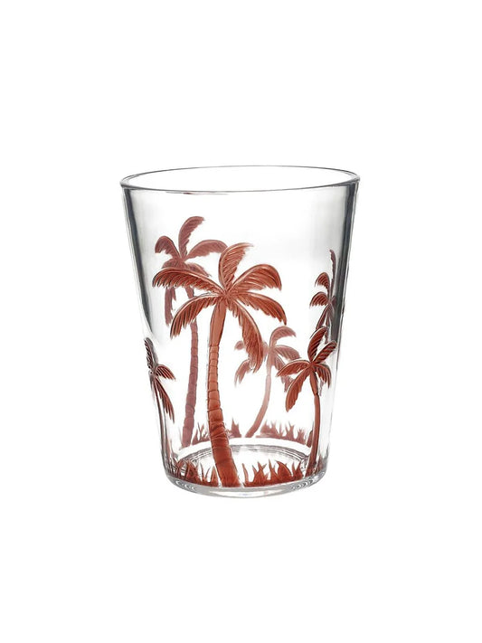 Brown Palm Tree Acrylic Tumbler 12 cm