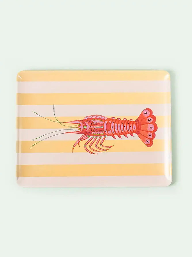 Large Lobster Melamine Picnic Tray 37cm