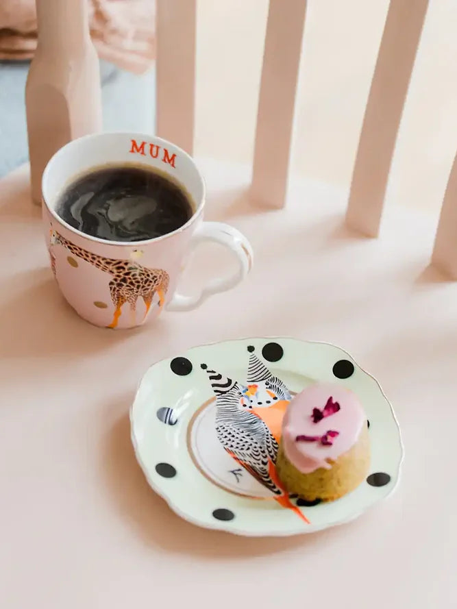 Budgie Tea Plate