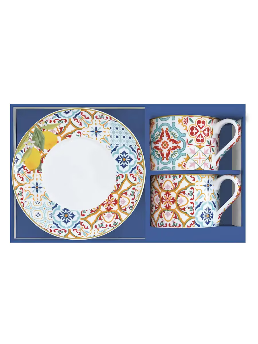 Set of Two Cups and Saucers 240 ml Sirakusa